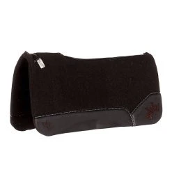 Best Ever Pads OG 1 Inch Felt Saddle Pad With Black Wear Leathers