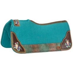 Tough-1 Tough 1 Hand Painted Steer Skull Saddle Pad