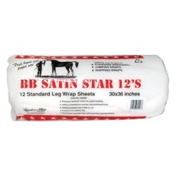 Bb Satin Star Cotton Sheets (12 Per Roll)