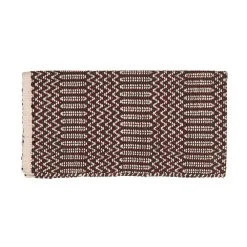 Mayatex Tan, Hunter, And Burgundy Kiowa Saddle Blanket
