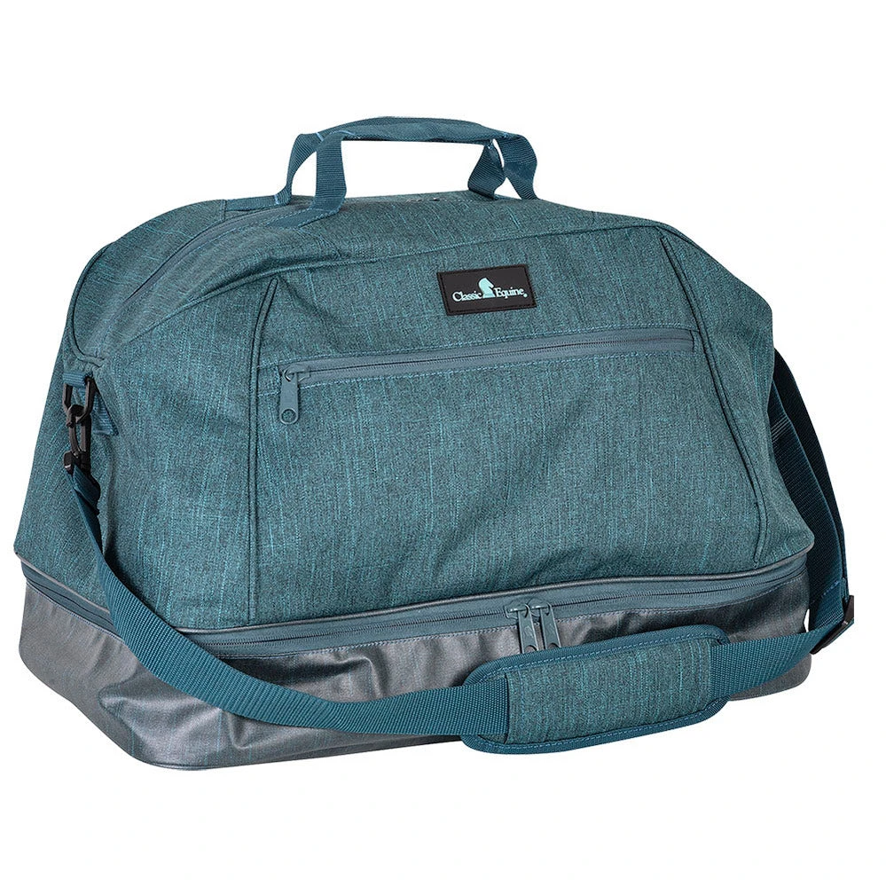 Classic Equine Teal Weekend Duffle Bag