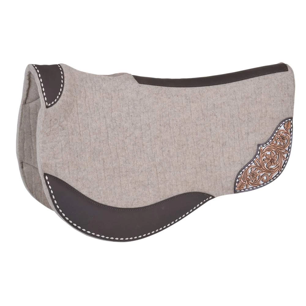 Reinsman Limited Edition 3/4 Inch Apex Dropped Rigging Barrel Racing Felt Saddle Pad