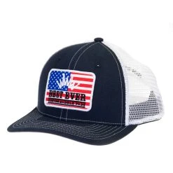 Best Ever Pads Saddle Ride With The Best USA Flag Embroidered Patch Trucker Cap