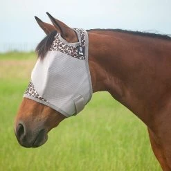 Cashel Company Crusader Leopard Horse Fly Mask