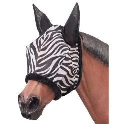 Tough-1 Tough 1 Zebra Mesh Fly Mask