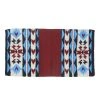 NRS Exclusive Thistle Deep Red And Blue Saddle Blanket