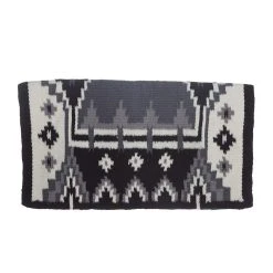 NRS Enchanted Pines Grey Wool Saddle Blanket