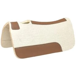 Mustang Blue Horse Wool Felt 1/2 Inch Pony Saddle Pad