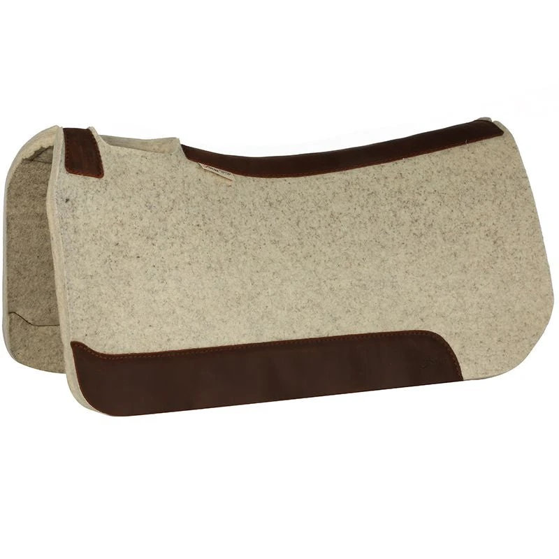 5 Star Equine Products Supplies Inc. 5 The Performer 1 Inch Natural Felt Saddle Pad - Image 3