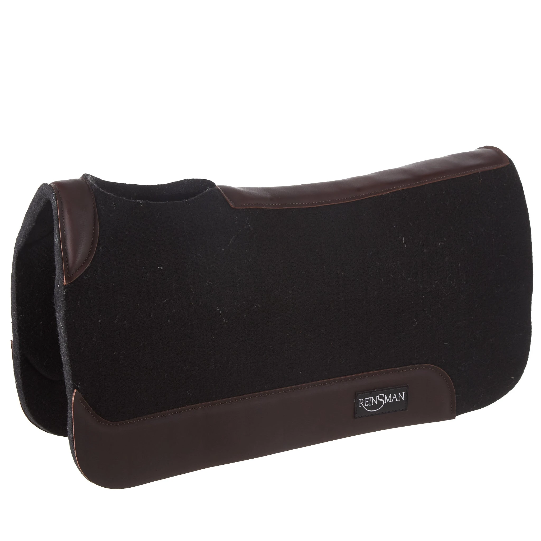 Reinsman 3/4 Inch Black Contoured Felt Saddle Pad