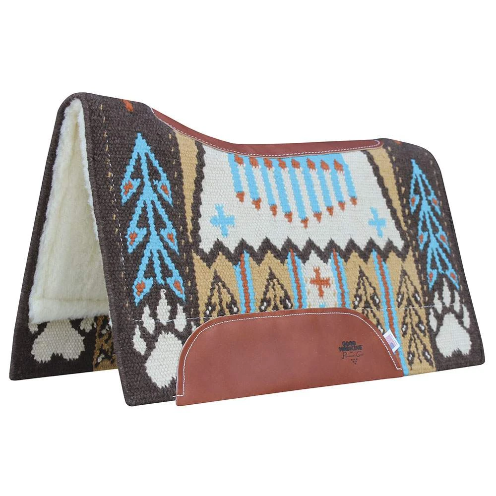 Professionals Choice 30x34 Good Medicine Bear Paw Saddle Pad - Image 5