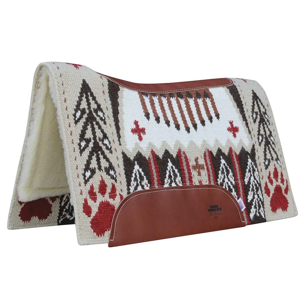 Professionals Choice 33x38 Good Medicine Bear Paw Saddle Pad - Image 5