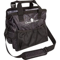 Classic Black Leopard Groom Tote