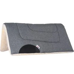 Mustang Brushed Demin Fleece Bottom Pony Saddle Pad