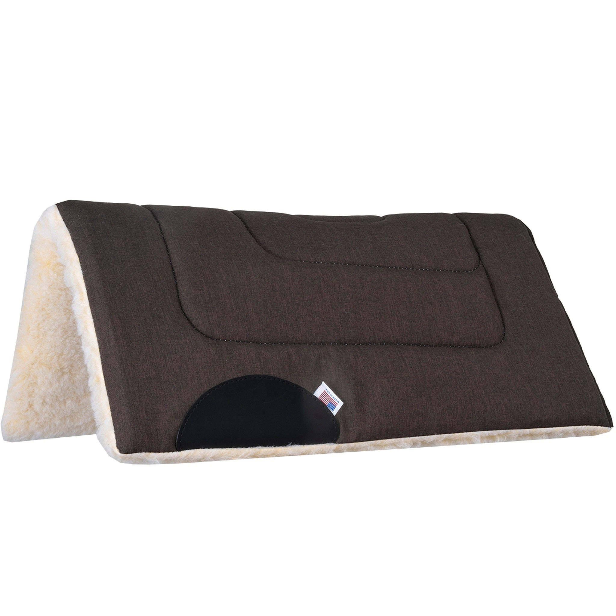 Mustang Brushed Demin Fleece Bottom Pony Saddle Pad - Image 2