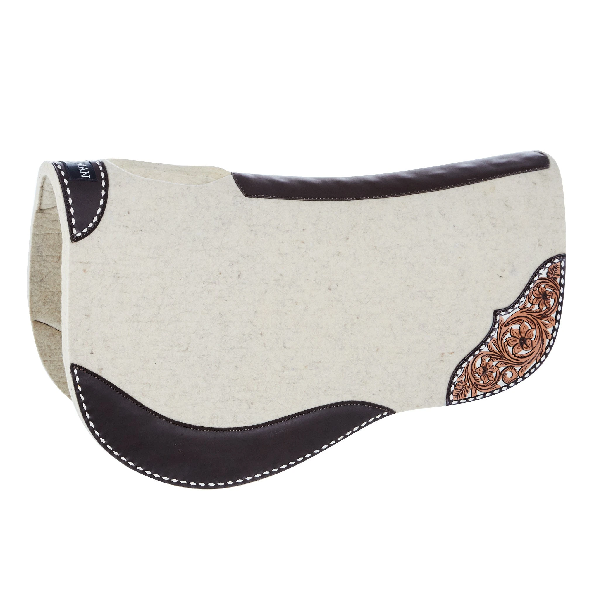 Reinsman Limited Edition 3/4 Inch Apex Dropped Rigging Barrel Racing Felt Saddle Pad - Image 2
