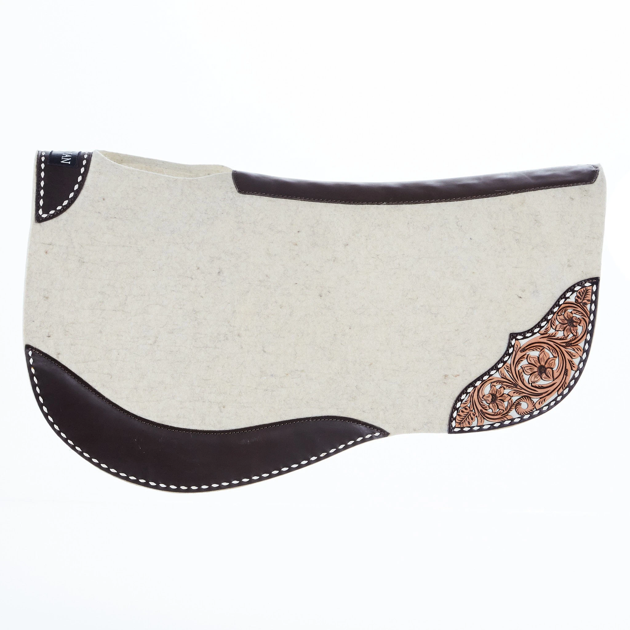 Reinsman Limited Edition 3/4 Inch Apex Dropped Rigging Barrel Racing Felt Saddle Pad - Image 3