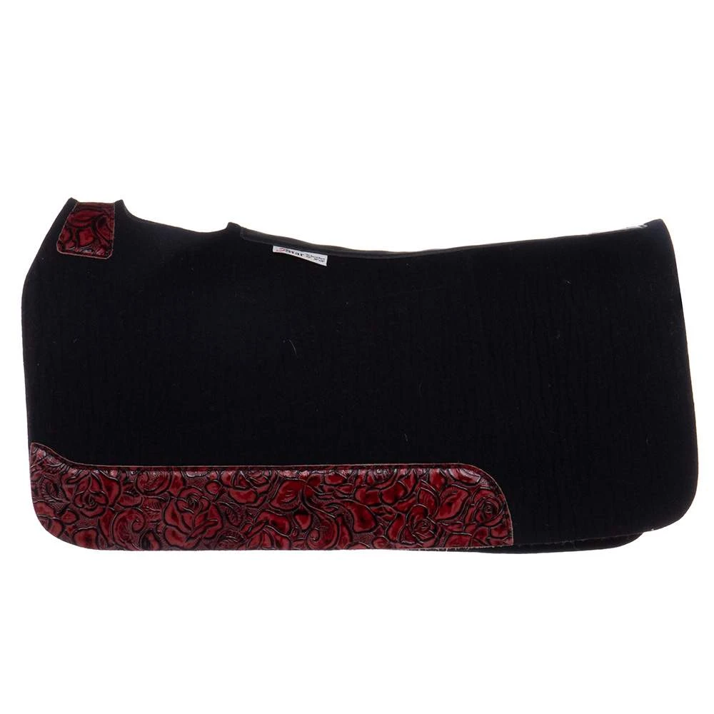 5 Star Equine Products Supplies Inc. 5 3/4in. Black Barrel Racer W/ Red Rose 30x28 - Image 2