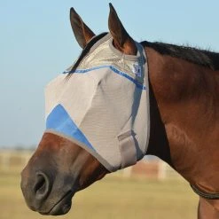 Cashel Company Wounded Warrior Crusader Blue Horse Fly Mask