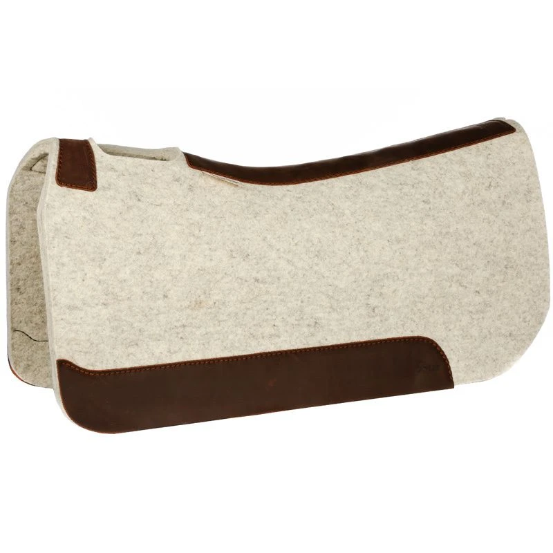 5 Star Equine Products Supplies Inc. 5 Star Equine 3/4in. Natural 32in. X 32in. Performer Saddle Pad - Image 4