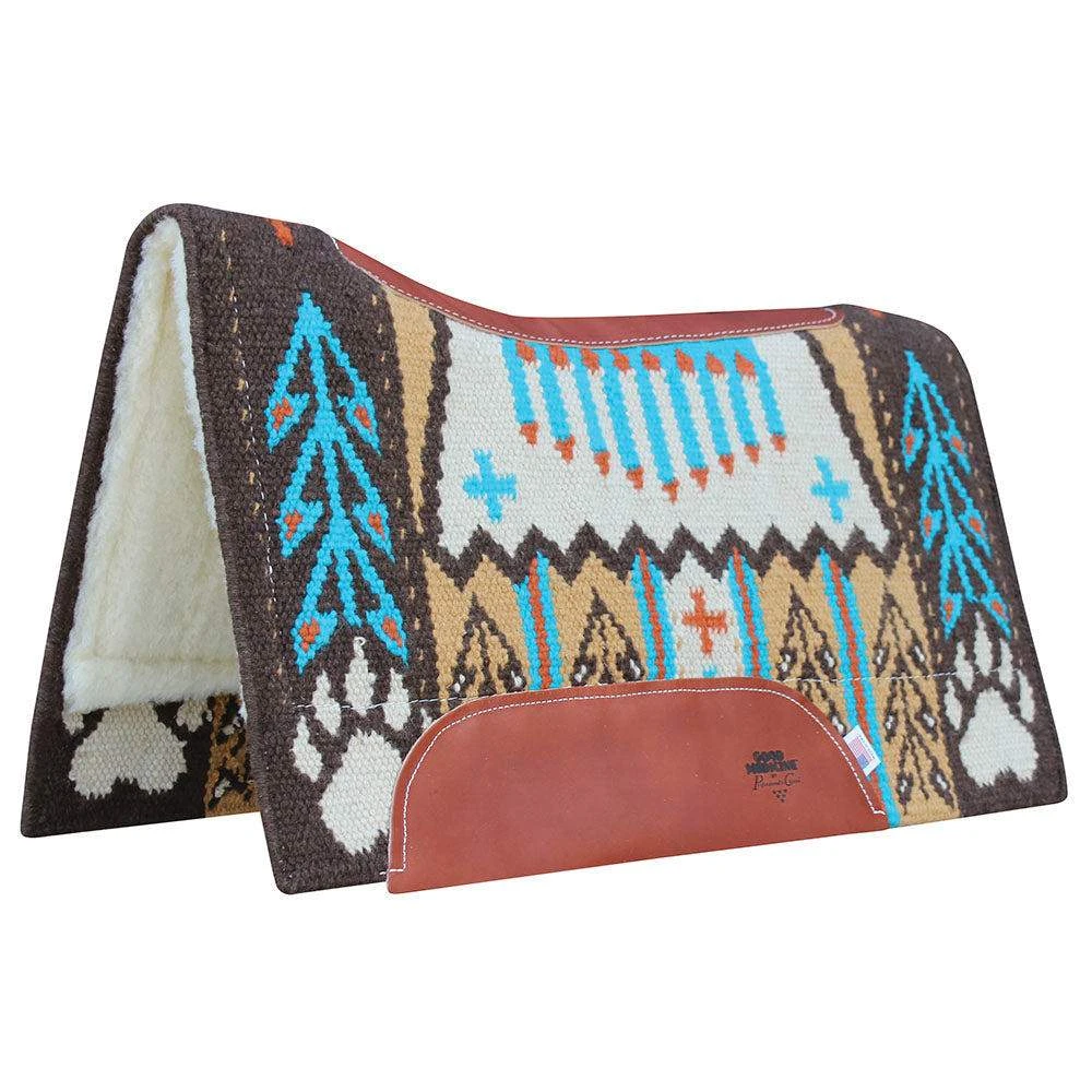 Professionals Choice 30x34 Good Medicine Bear Paw Saddle Pad - Image 3