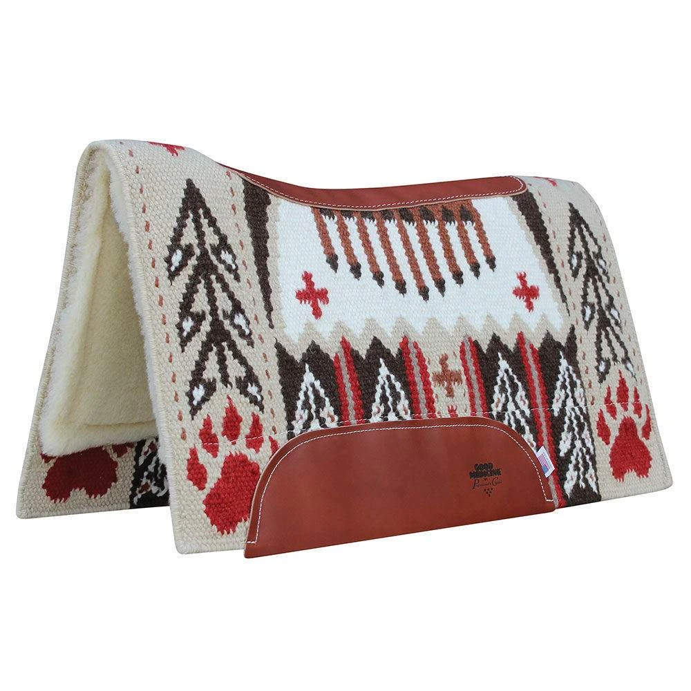 Professionals Choice 33x38 Good Medicine Bear Paw Saddle Pad - Image 2