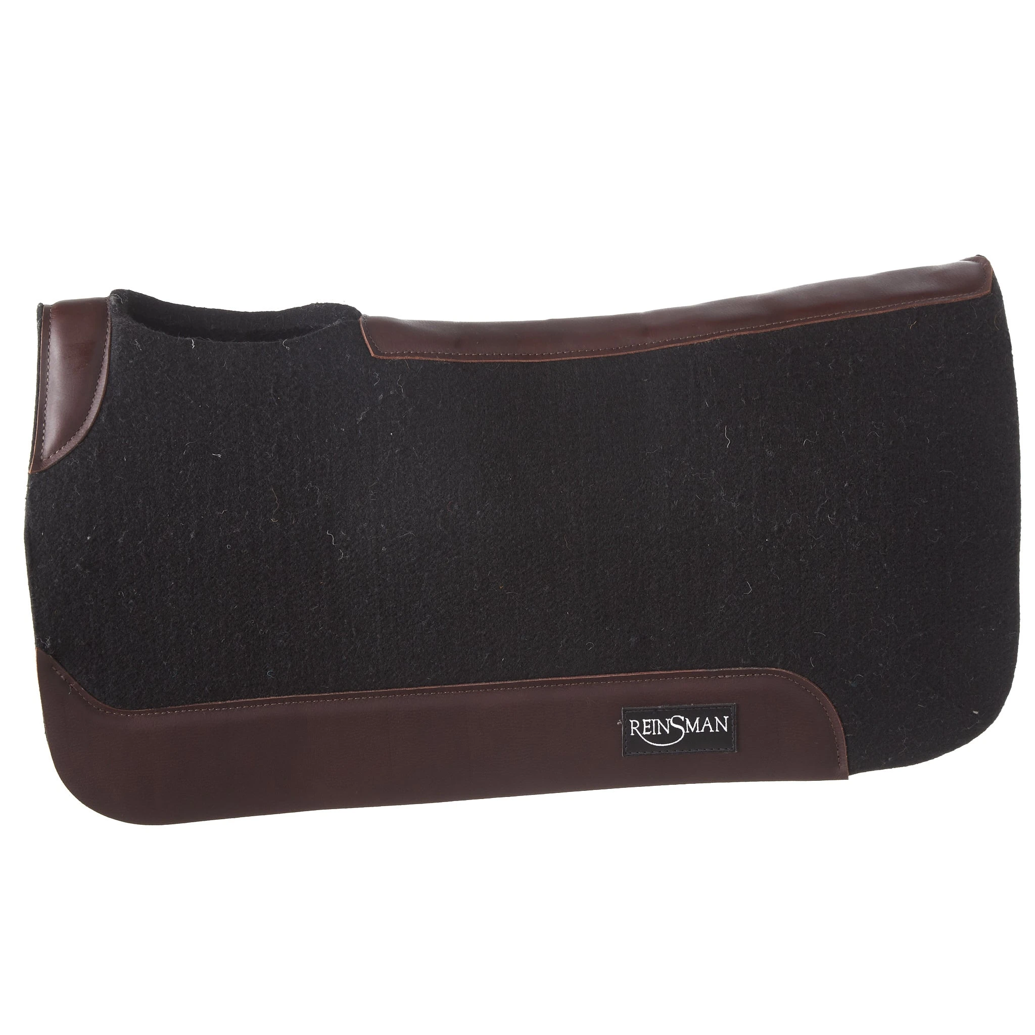 Reinsman 3/4 Inch Black Contoured Felt Saddle Pad - Image 2
